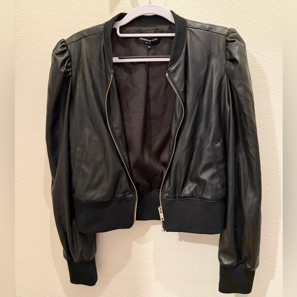 Black Women's Bomber Jacket